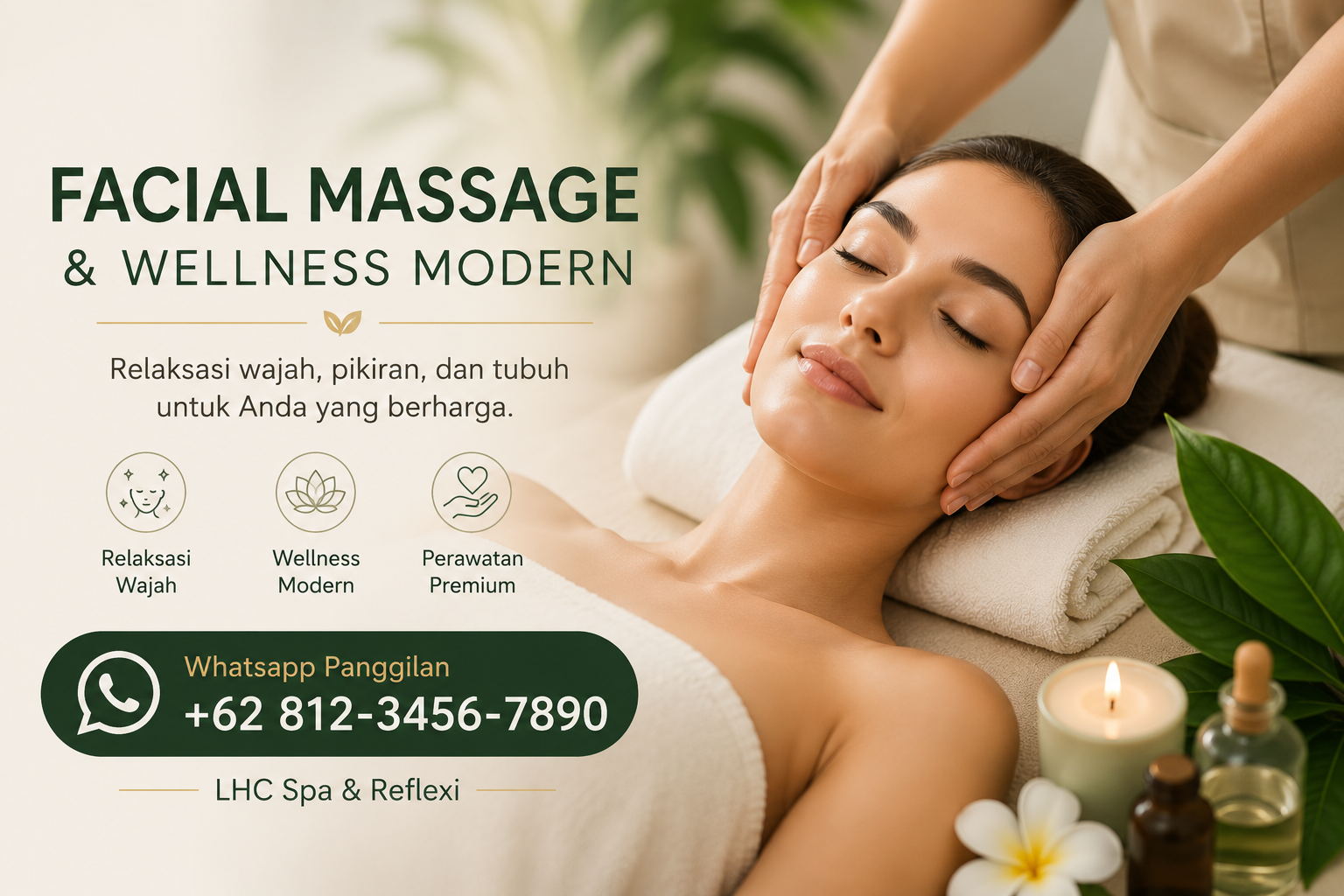 Facial massage dan wellness modern