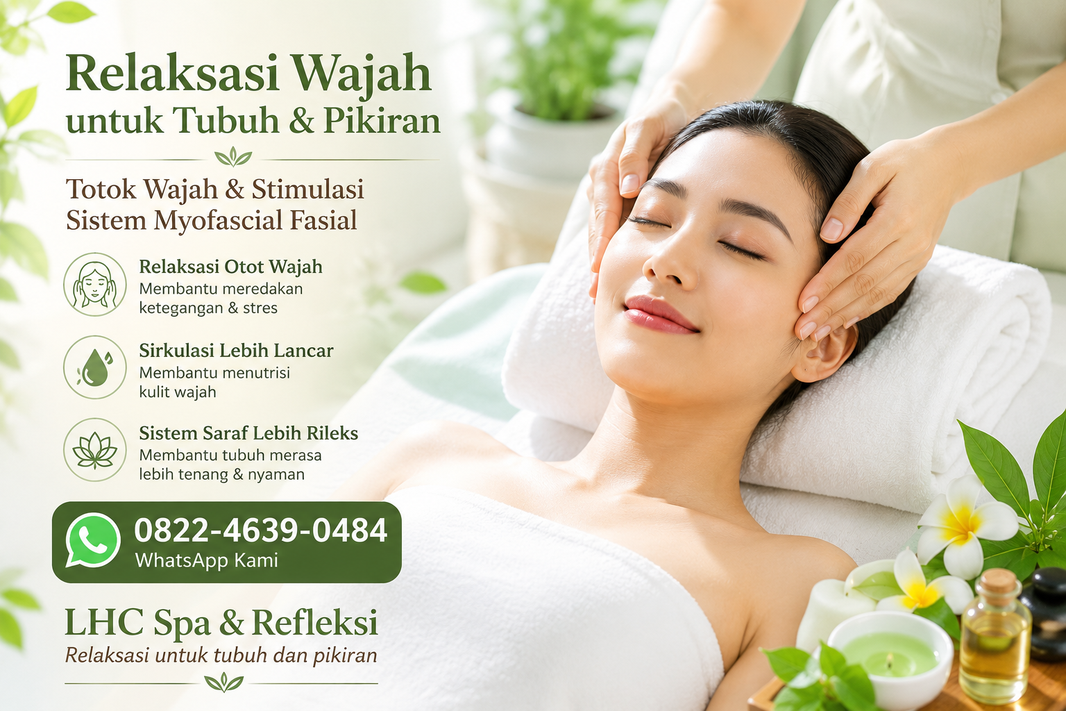 Totok wajah dan relaksasi modern