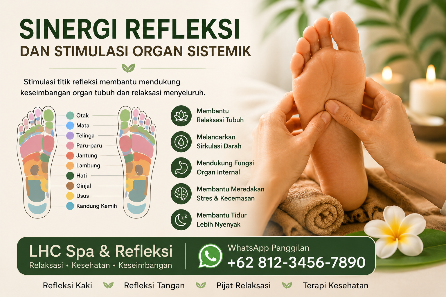 Sinergi refleksi dan stimulasi organ sistemik